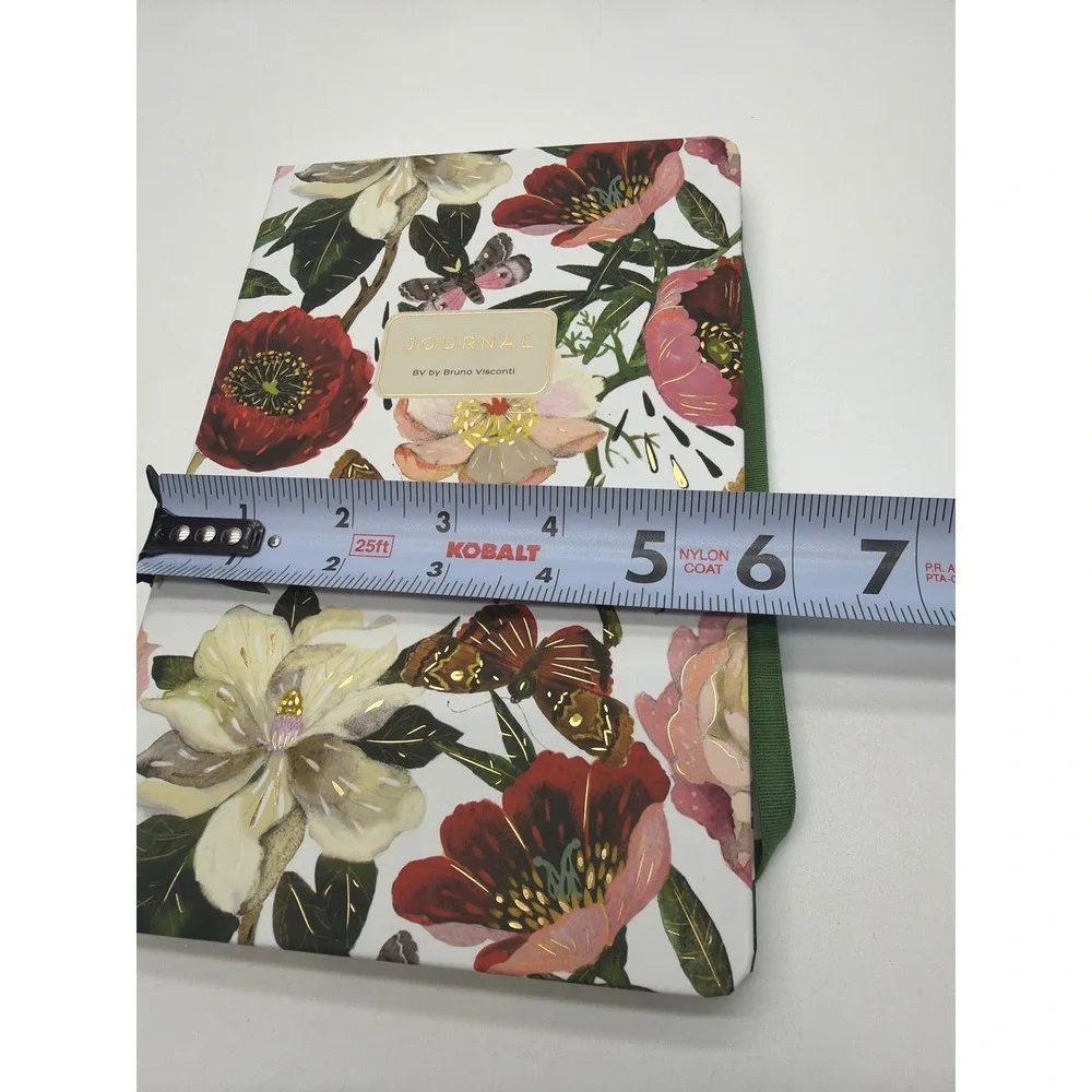 BV by Bruno Visconti Floral Butterfly Hardcover Lined Journal Gold Foil 3-479/14